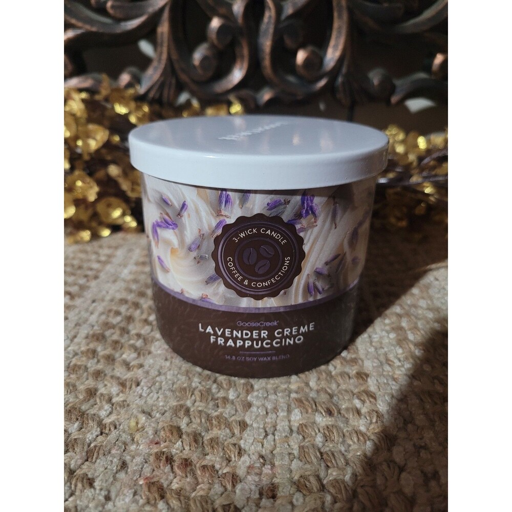 Lavender Creme Frappuccino - Goose Creek 3-wick Candle